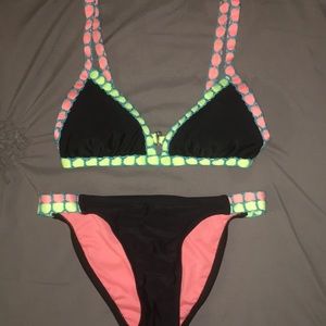 Xhilaration Colorful Swim Suit